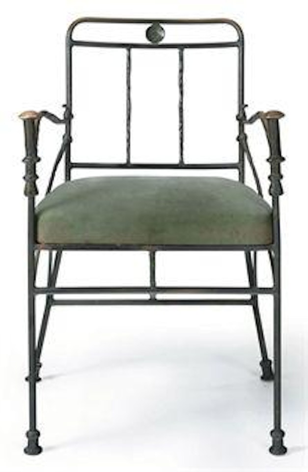 Fauteuil Aux Pommeaux De Canne by Diego Giacometti