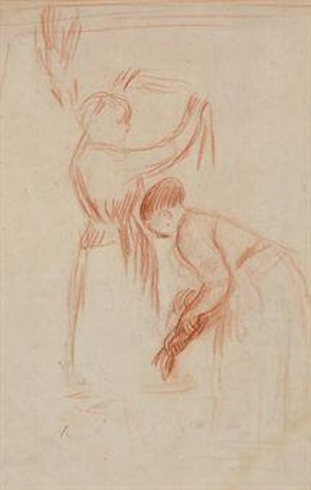 Lavandières by Pierre-Auguste Renoir
