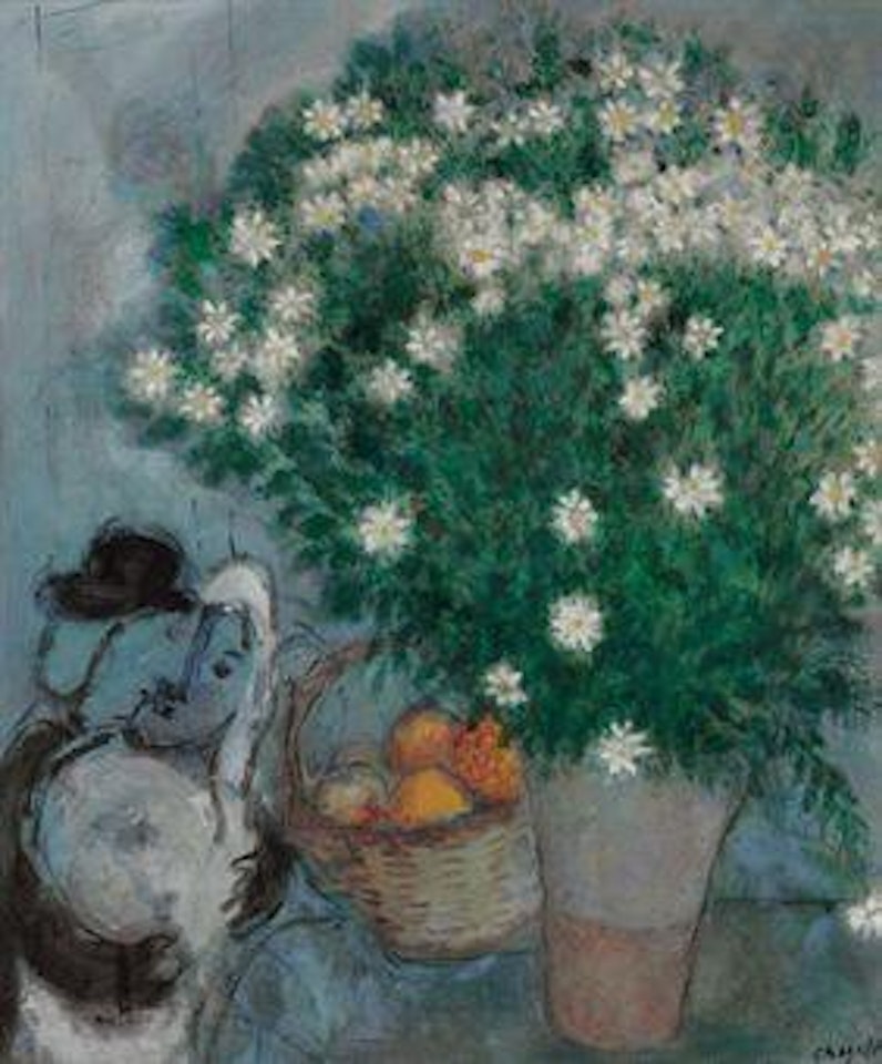 Le bouquet blanc by Marc Chagall