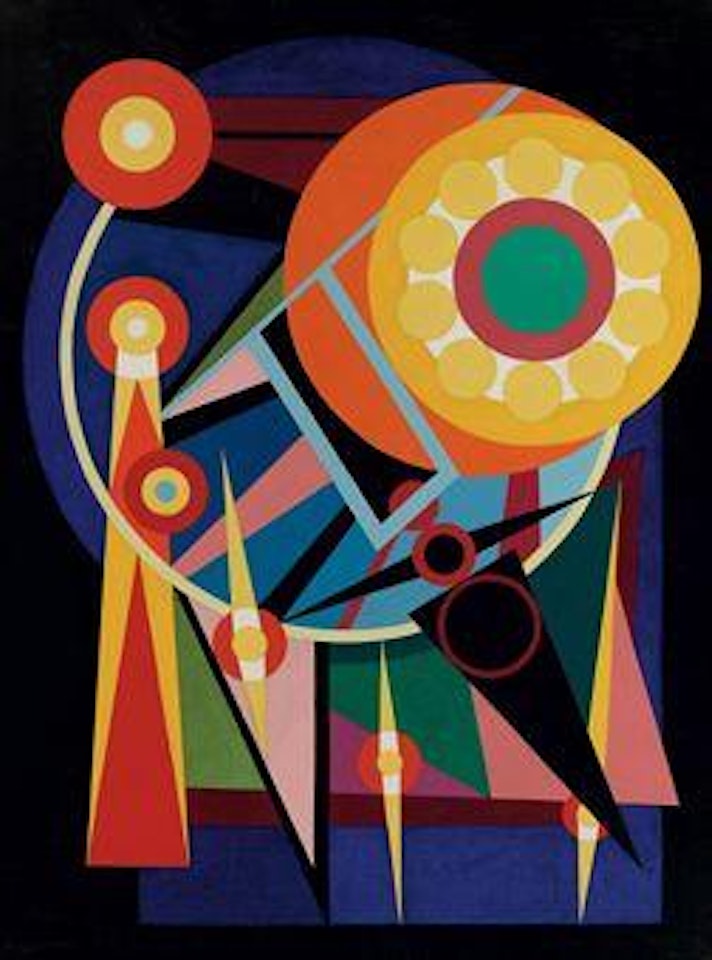 Le soileil et les planètes by Auguste Herbin