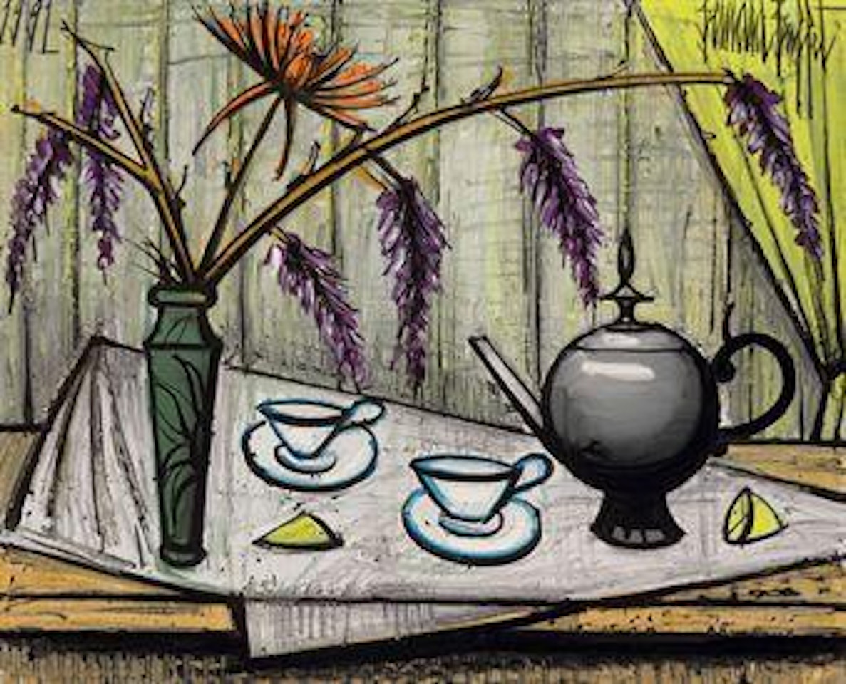 Nature morte à la théière by Bernard Buffet