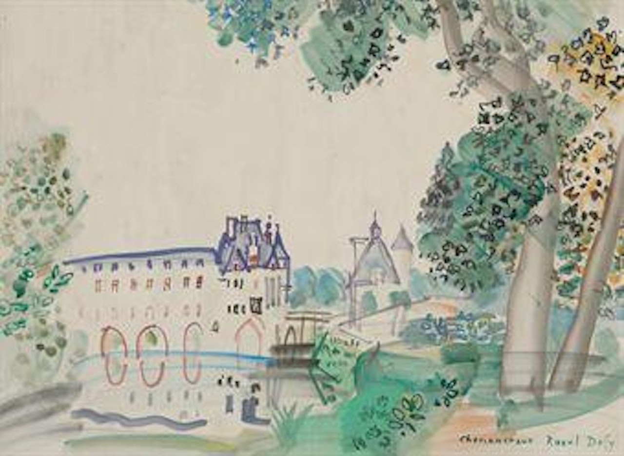 Le Château de Chenonceaux by Raoul Dufy