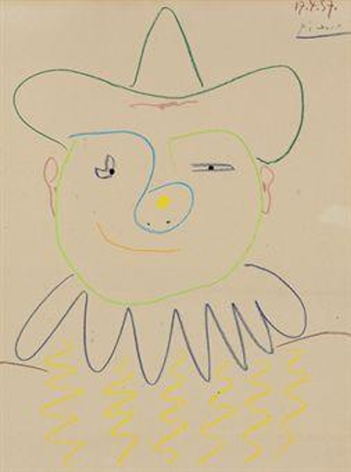 Le Clown by Pablo Picasso