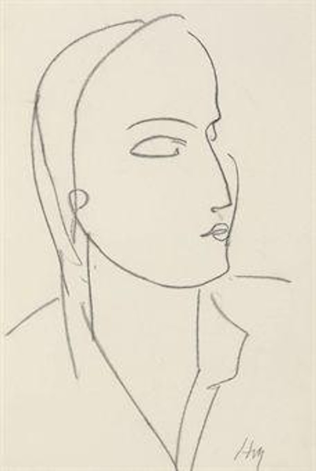 Profil de femme by Henri Matisse