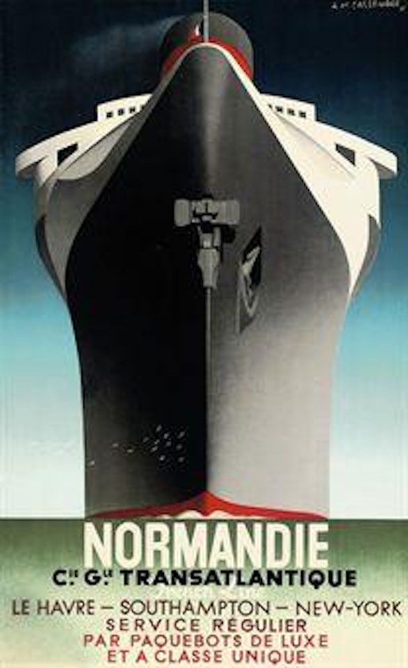 Normandie by Cassandre (Adolphe Jean-Marie Mouron)