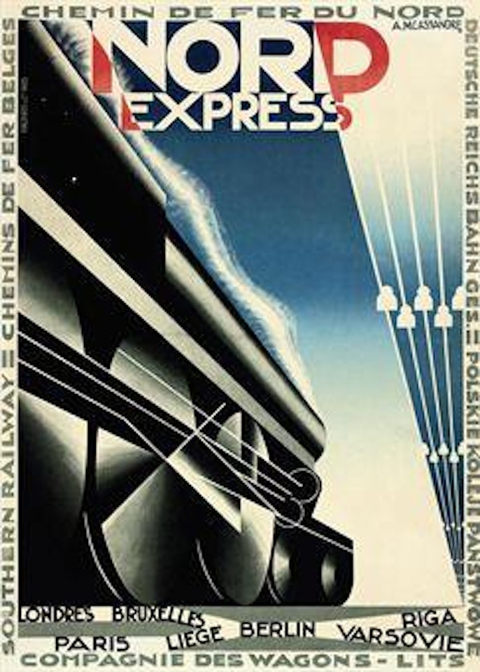 Nord Express by Cassandre (Adolphe Jean-Marie Mouron)