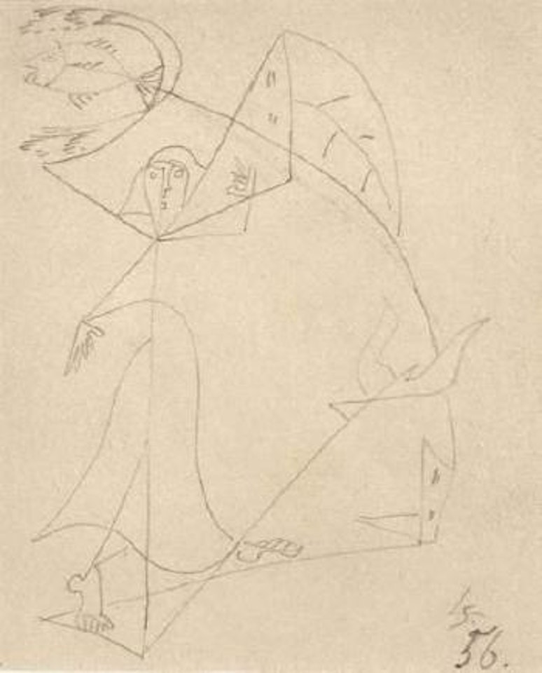 Bédouin sur son chameau by Jean Dubuffet
