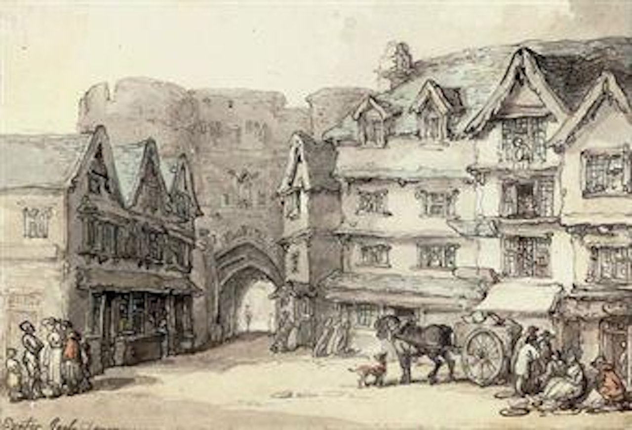 Exeter Gaol, Devon by Thomas Rowlandson
