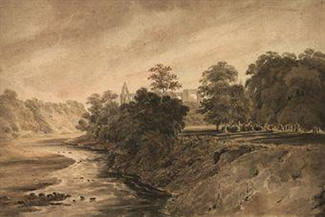 Bolton Abbey, Yorkshire by Thomas Girtin
