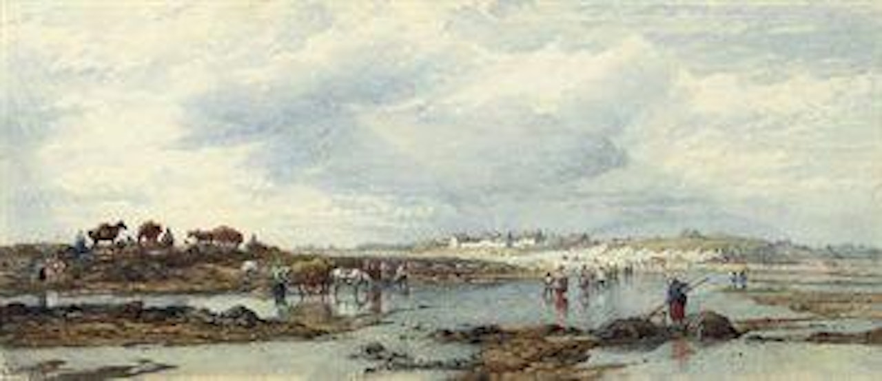 Vraic gathering, Guernsey by Edward Duncan