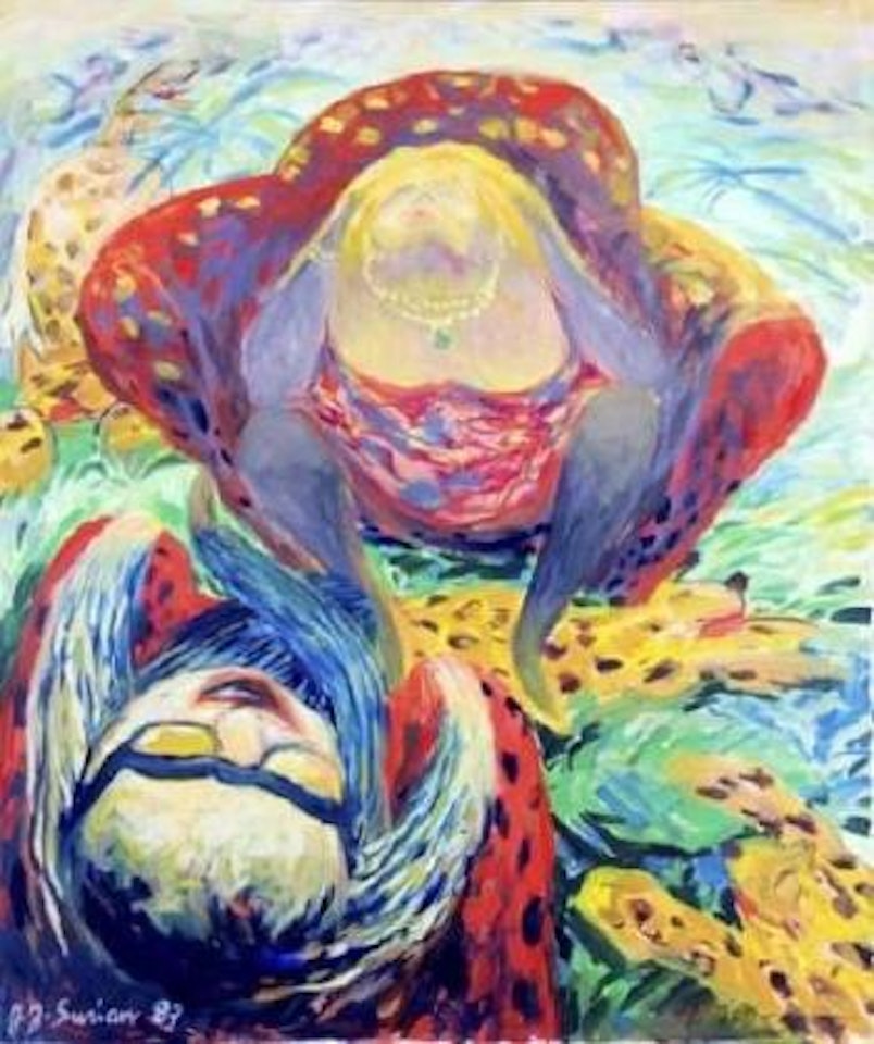 I joui because I love the beat by Robert Combas