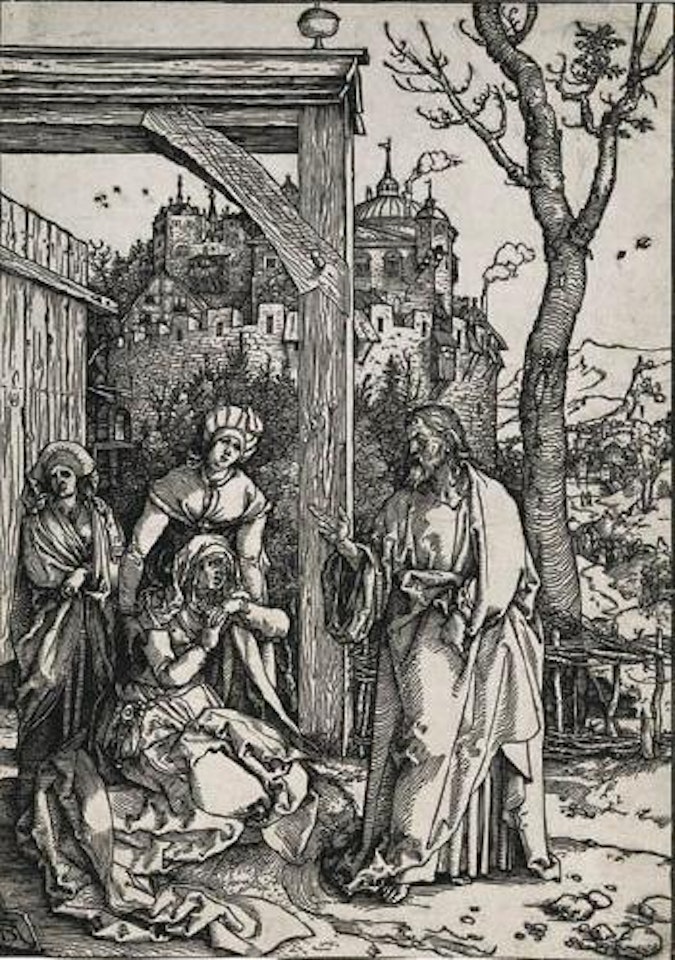 Christ taking leave from his mother by Albrecht Dürer