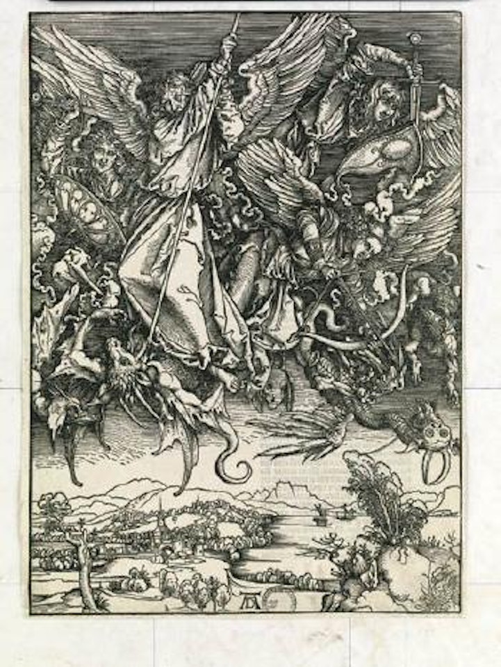 St Michael fighting the dragon by Albrecht Dürer