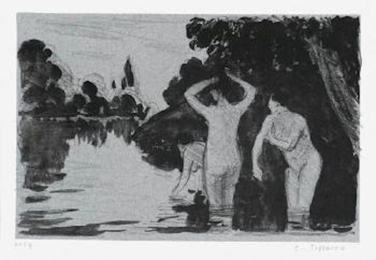 Baigneuses (Le Jour) by Camille Pissarro