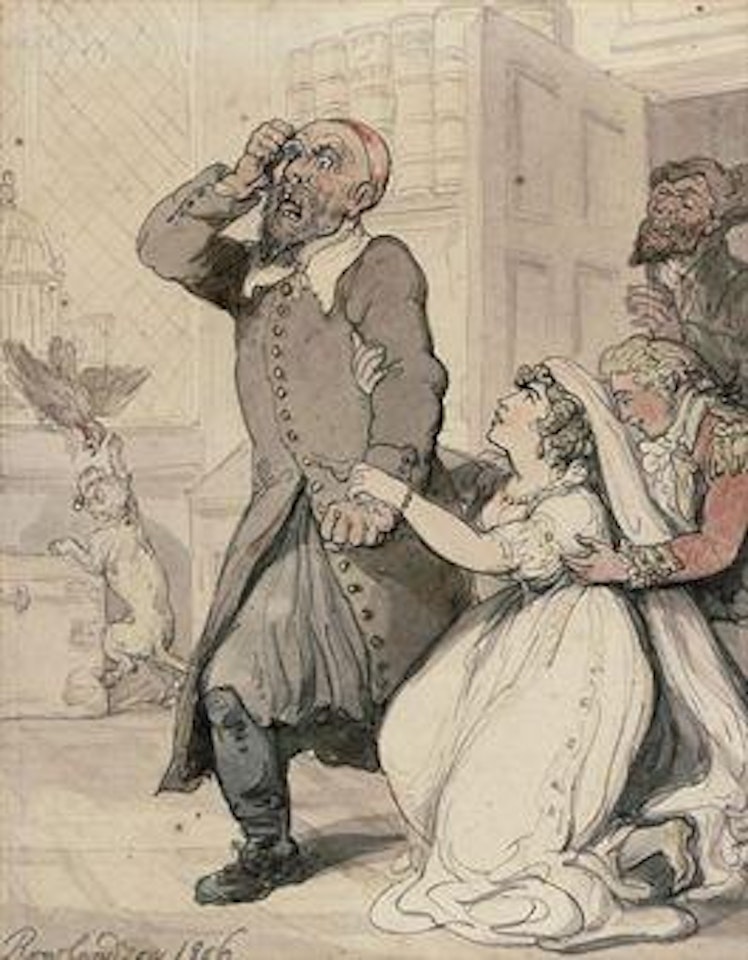 The Usurer's daughter by Thomas Rowlandson