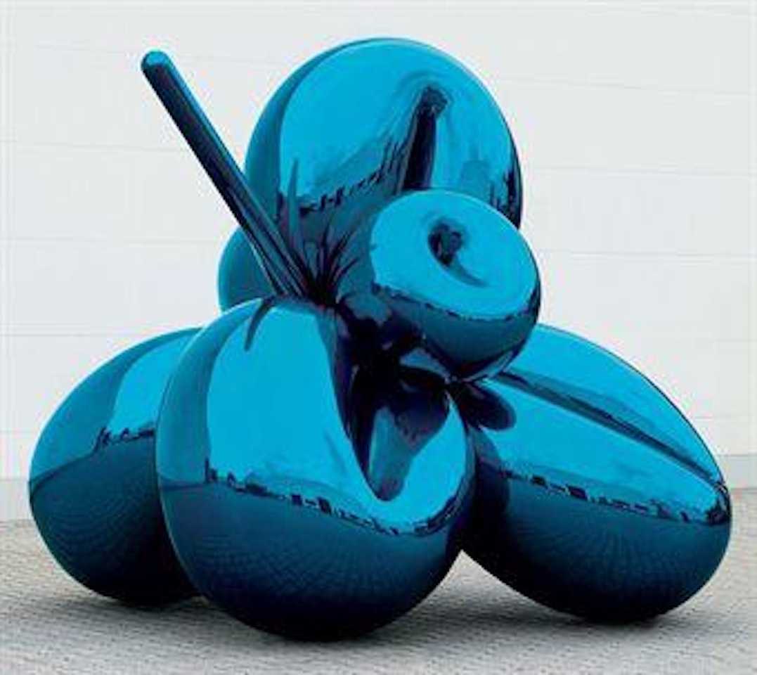Balloon Flower (Blue) by Jeff Koons