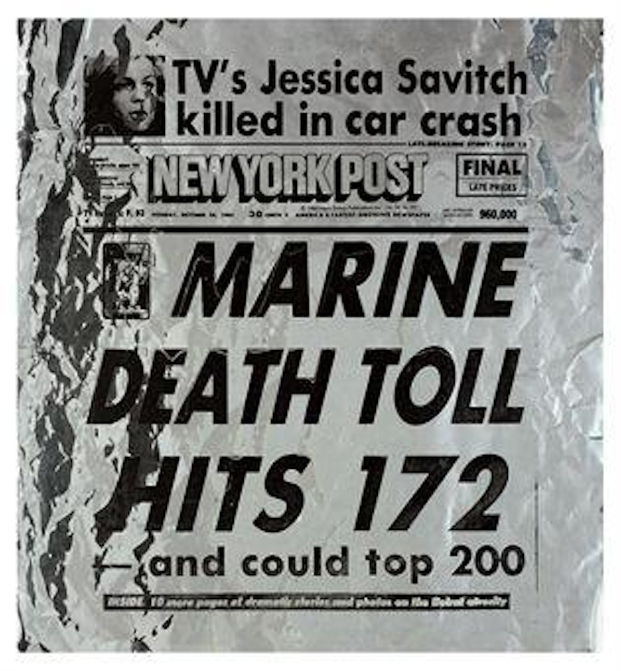 New York Post, Page One by Andy Warhol