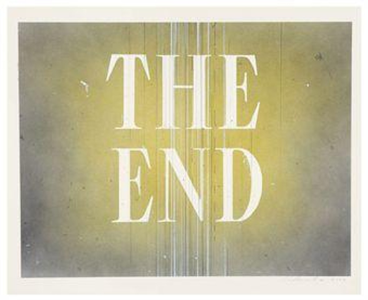 The End #66 by Ed Ruscha