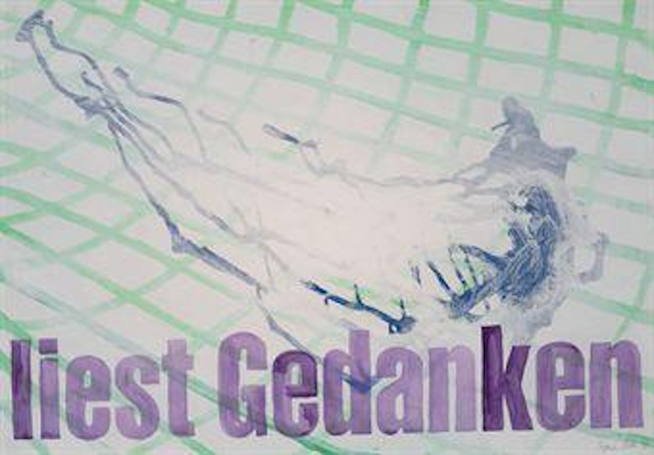 Liest Gedanken (Reads Thoughts) by Sigmar Polke