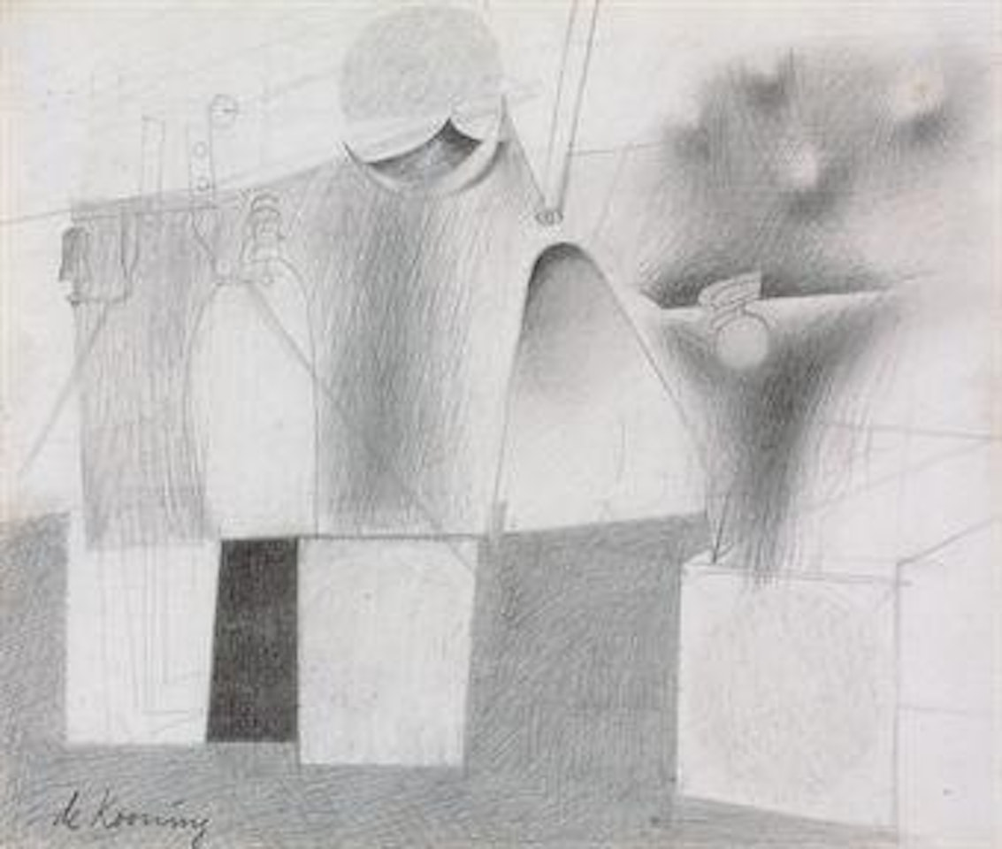 Study for Mural in Hall of Pharmacy, World's Fair by Willem de Kooning