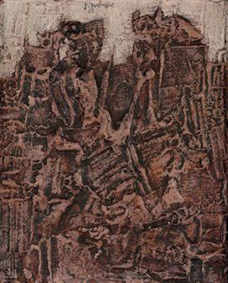 Chat Perchie by Jean Dubuffet