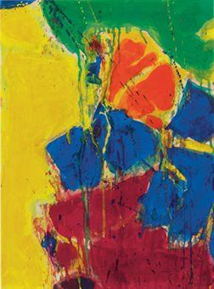 Green, Yellow, Blue, Red by Sam Francis