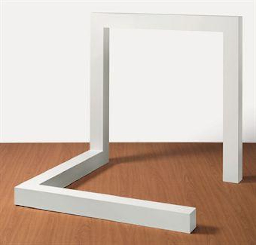 Incomplete Open Cube 5/10 by Sol LeWitt