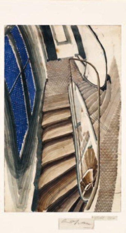 Escalier anamorphique by Sam Szafran