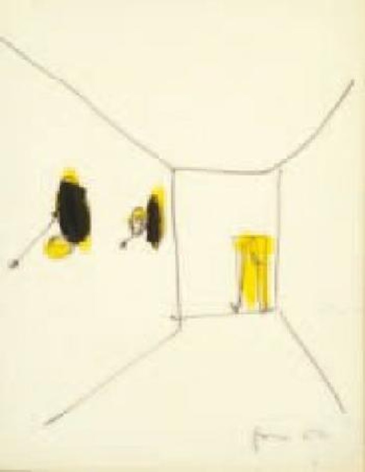 Concetto spaziale by Lucio Fontana