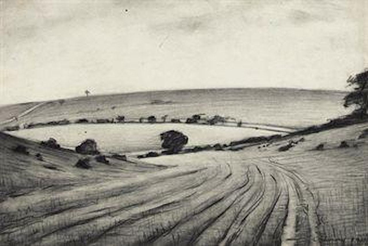 An Ancient Road by Laurence Stephen Lowry
