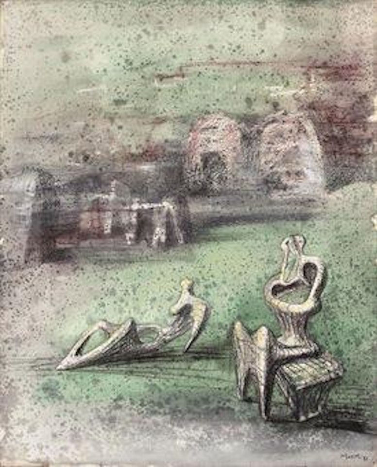 Sculpture in Landscape by Henry Moore