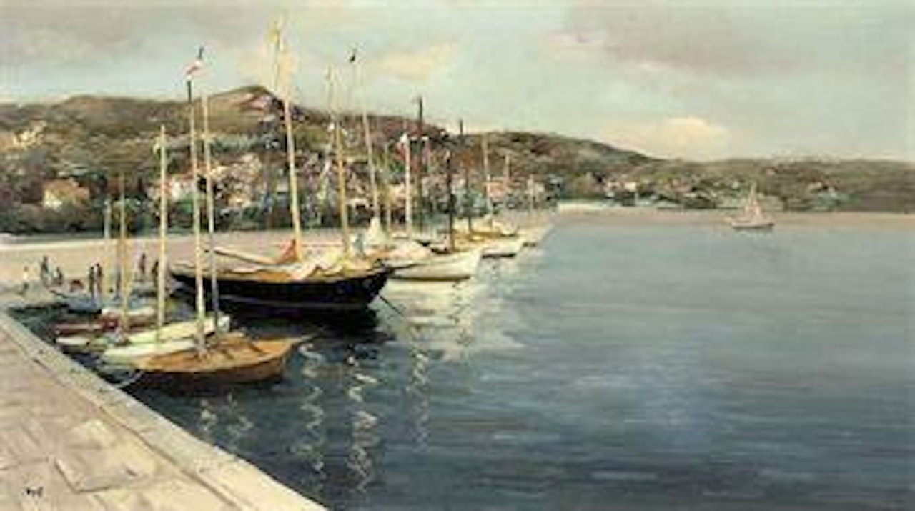 Voiliers en Provence by Marcel Dyf