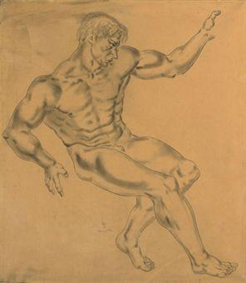 L'athlete by Leonard Tsuguharu Foujita