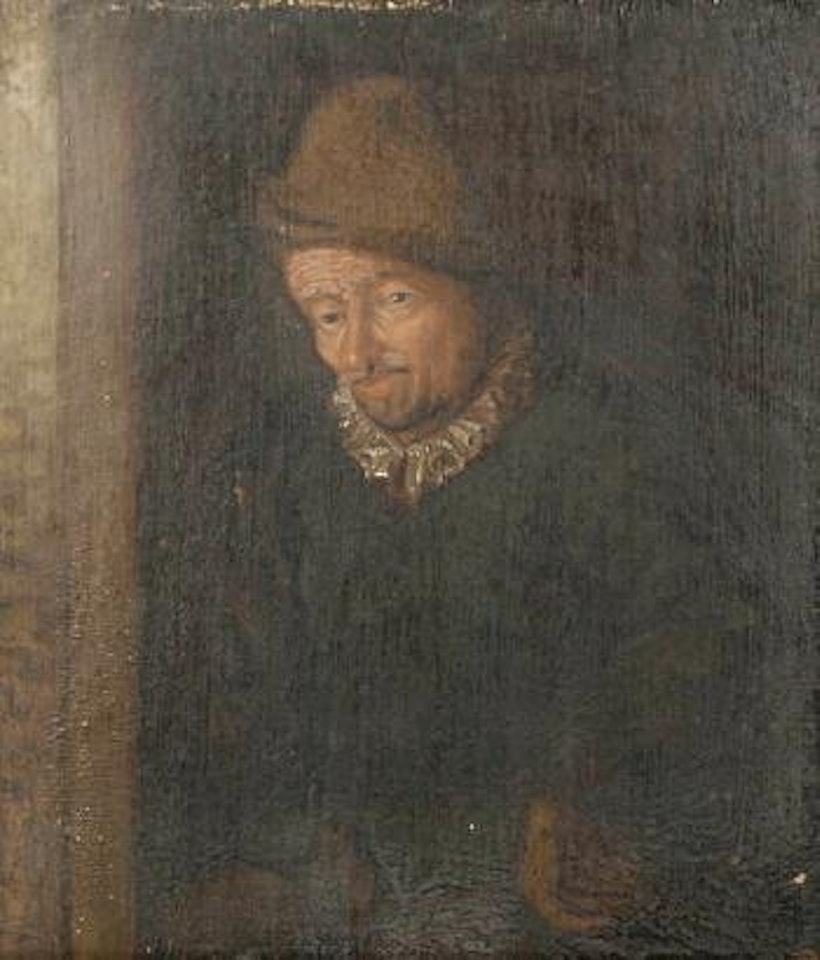 Portrait of a man by Adriaen van Ostade