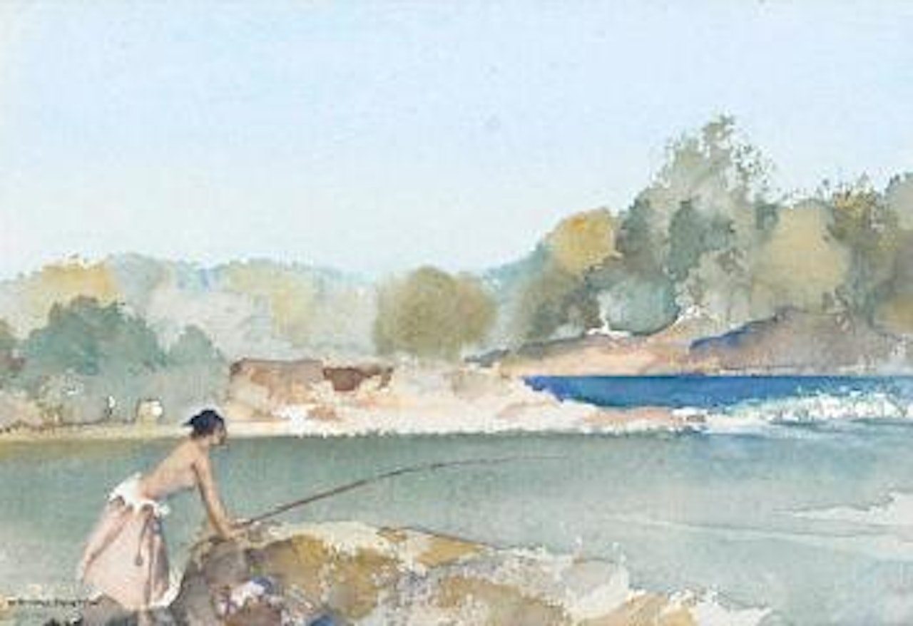 La Belle Pecheuse by William Russell Flint