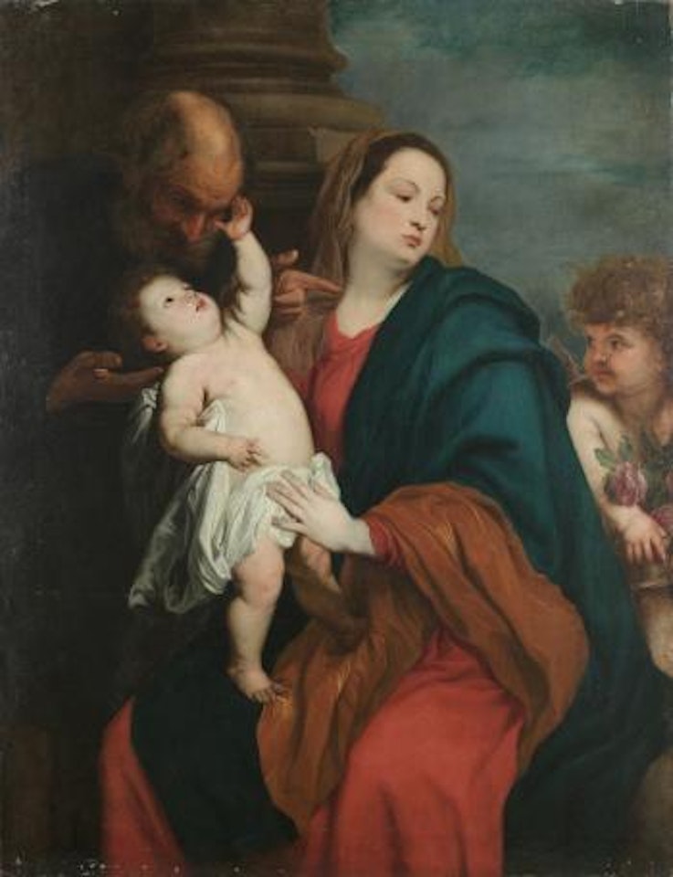 The Holy Family with an Angel by Anthony van Dyck