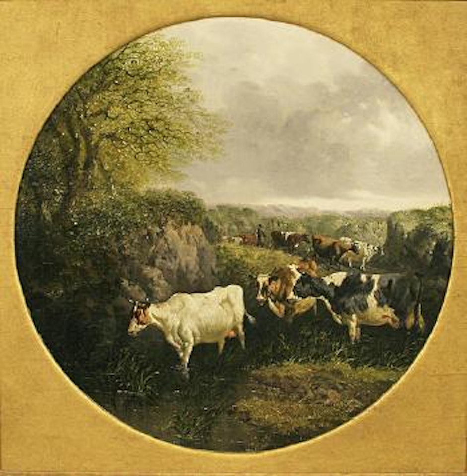 The watering place by John Frederick Herring