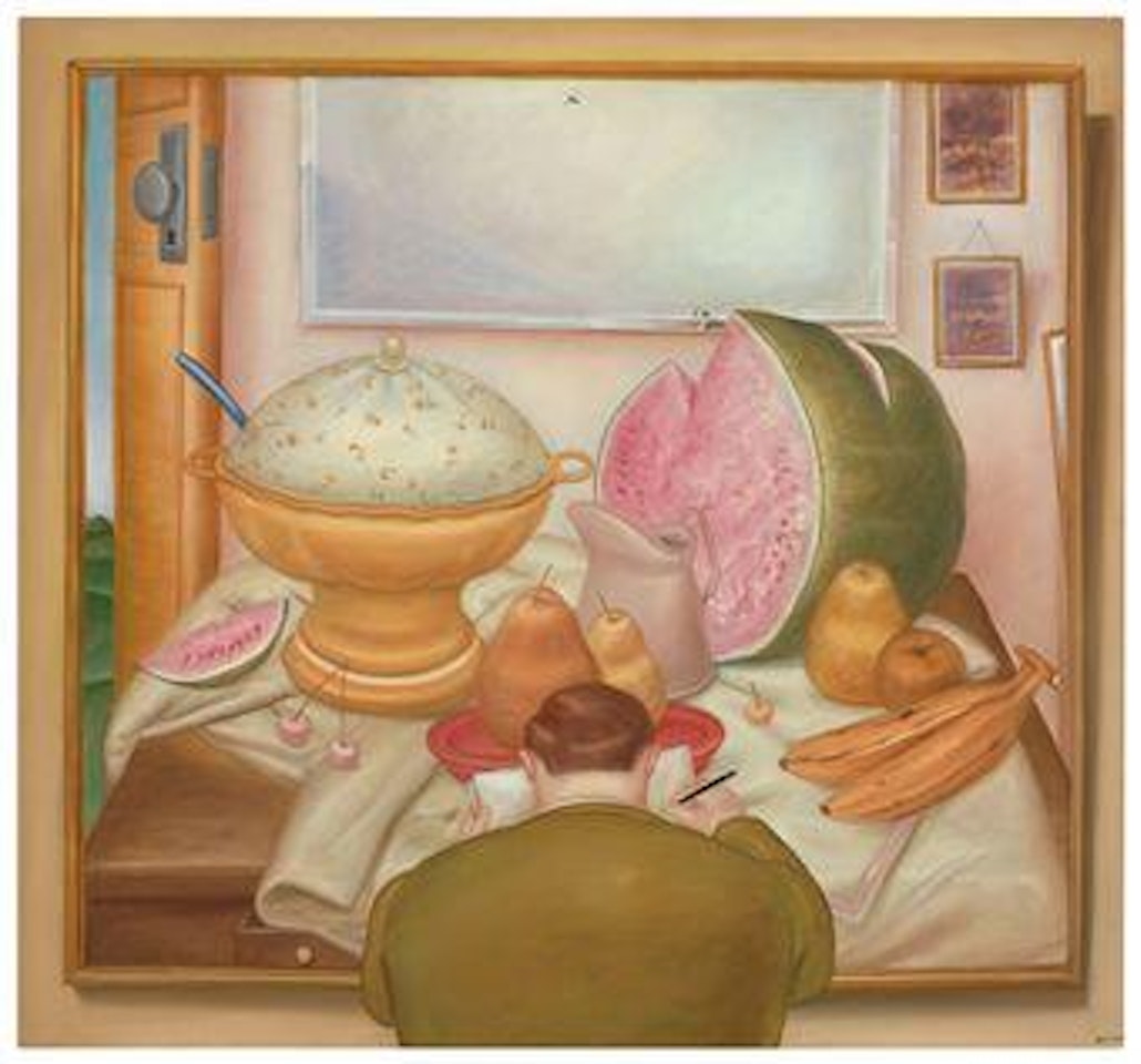 The Copyist by Fernando Botero