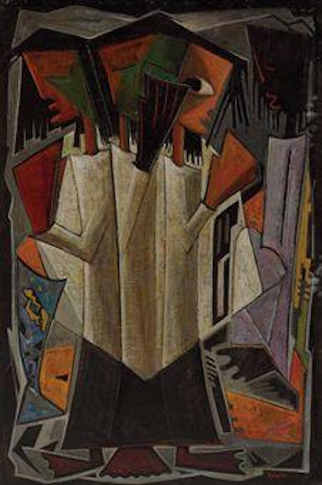 Untitled (Abstract Figures) by Angel Botello