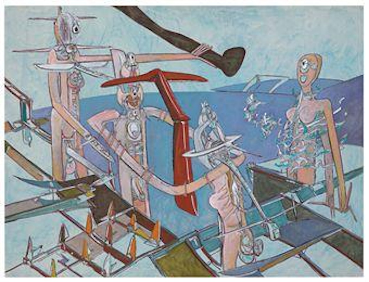 Eux les convaincus (Accidentuality) by Roberto Matta