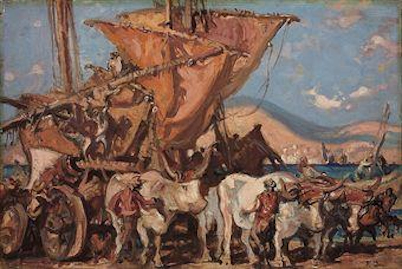 Dalmation traders by Sir Frank Brangwyn