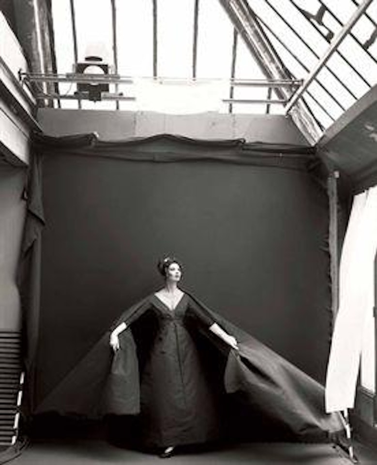 Suzy Parker, evening dress by Dior, Paris studio, August 1956 by Richard Avedon
