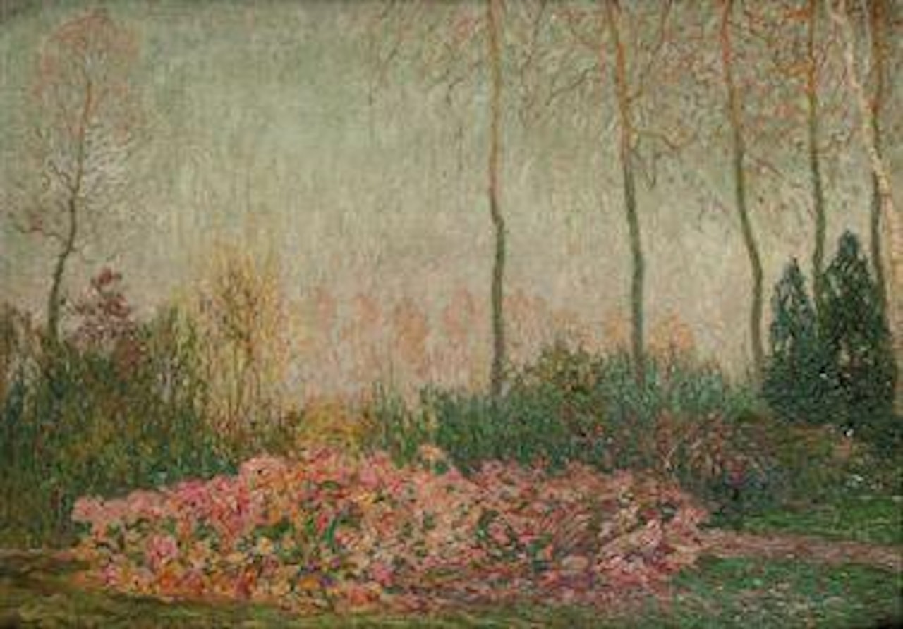 A flowering garden by Leon de Smet