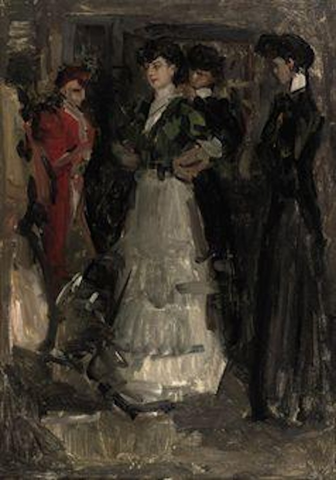 The fitting room by Isaac Israels