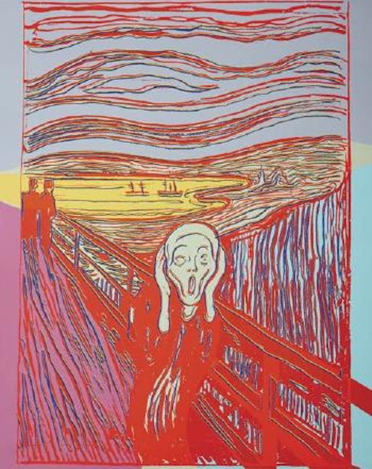 The Scream (after Munch) by Andy Warhol