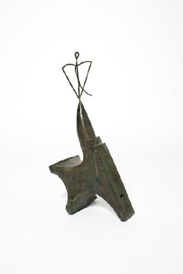 Anvil and pilgrim by Barry Flanagan