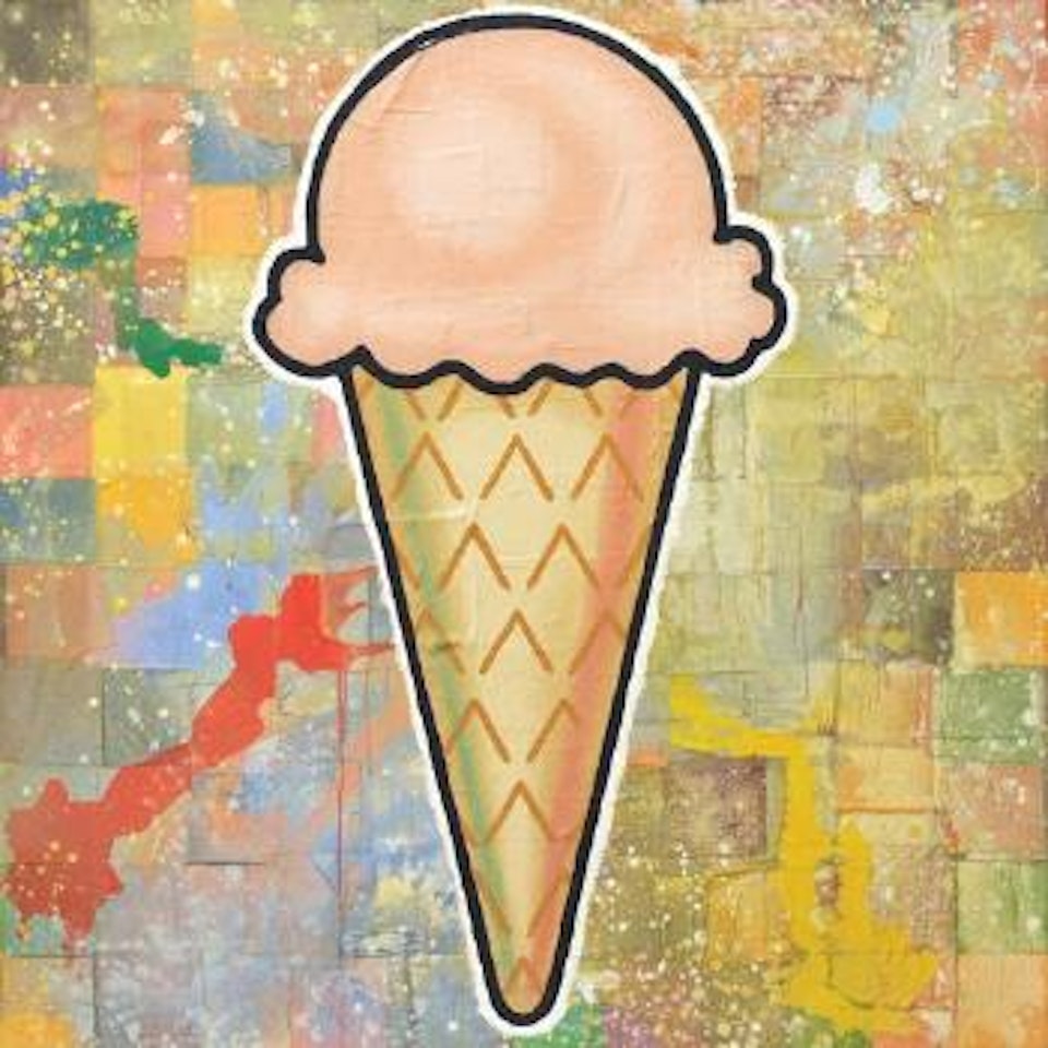 Pink Cone by Donald Baechler