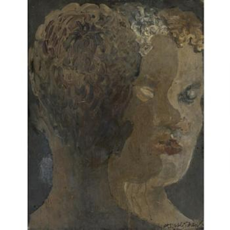 Three Heads (Portrait Of René Crevel) by Pavel Tchelitchew