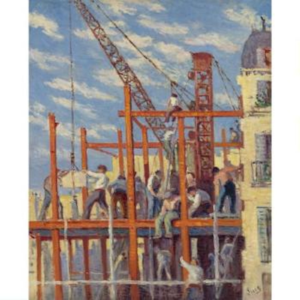 L'échafaudage by Maximilien Luce