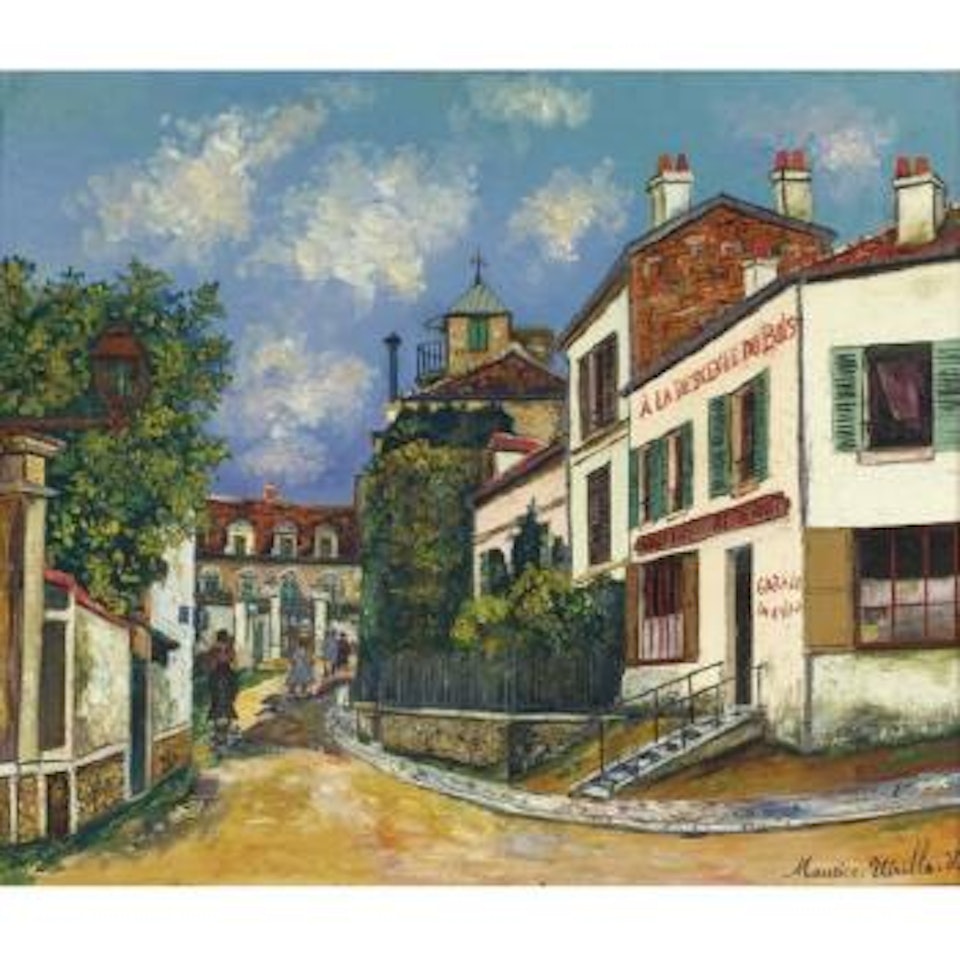 Scène De Rue by Maurice Utrillo